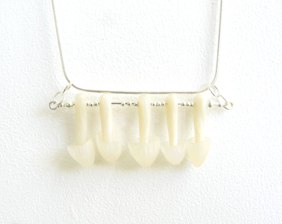 Fairy Ring Toadstool necklace