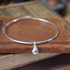 Silver Bangle, Pebble Bangle