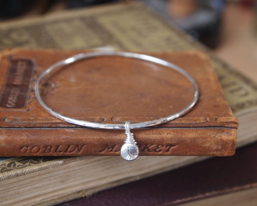 Silver Bangle, Pebble Bangle