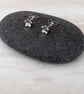 Sterling Silver Flower Stud Earrings - Image 2