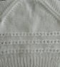 14" Newborn Eyelet V Neck Cardigan - Image 5