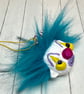 Spun Cotton Clown Hanger in Blue - Image 9