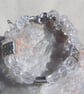 SALE - Clear Quartz Gemstone Crystal Beaded Bracelet "Eternal Ice"  - Image 3