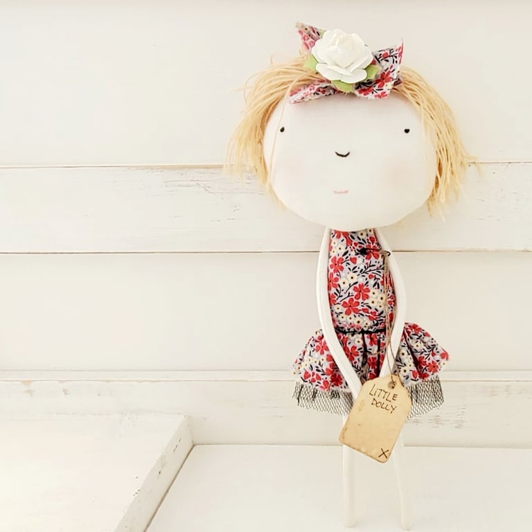 Handmade linen doll