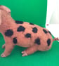 Needle Felted Pig Ritchard Ham - Image 4