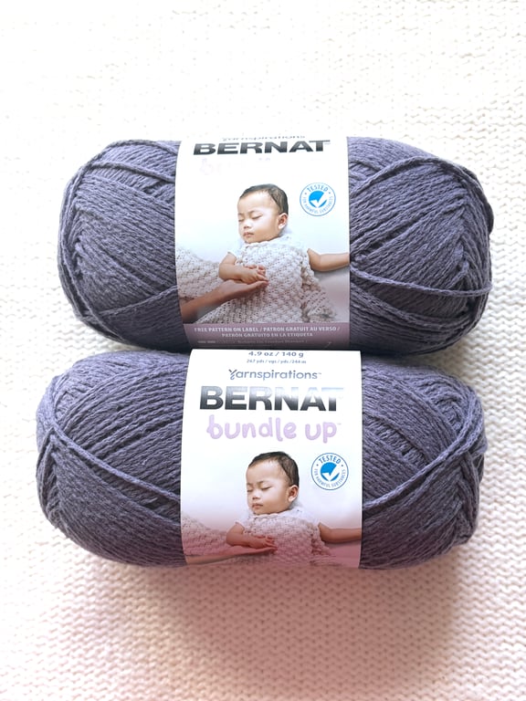 2 Balls x 140g Bernat Bundle Up Yarn Medium Yarn : Nighttime