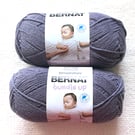 2 Balls x 140g Bernat Bundle Up Yarn Medium Yarn : Nighttime