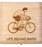 Cycling: Decorated Wooden Trinket Keepsake Box 20cm - Image 4