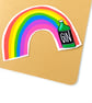 Rainbow Gin Sticker - Image 3