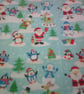 Santa, Penguins, Snowmen & Rudolph Christmas Baby Apron - Image 4