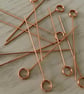 Mini wire ring pick type holders for place cards, photos or table numbers  