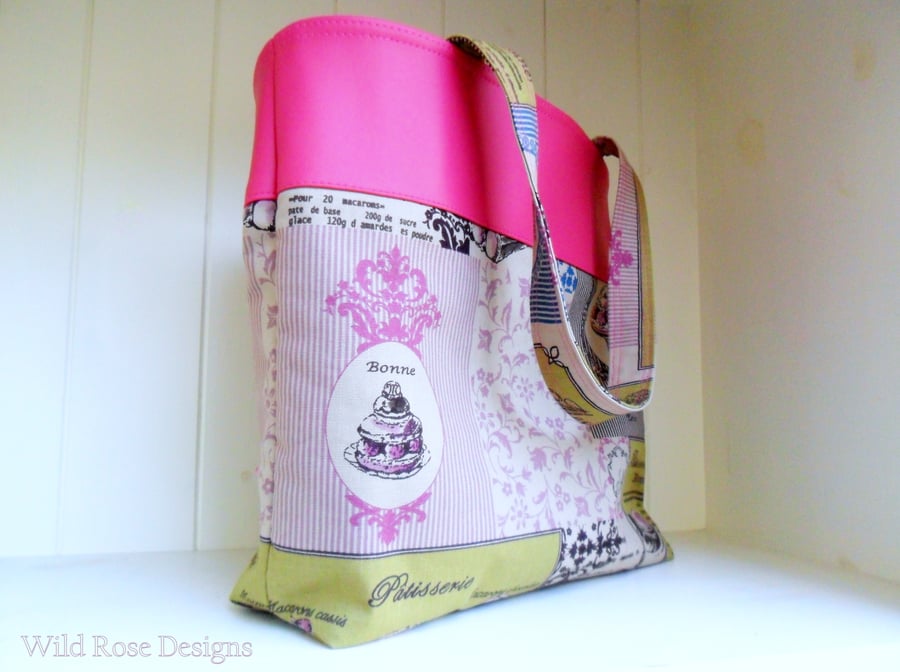 Pink Tote Handbag. 