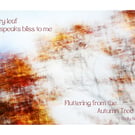 Impressionist Autumn Tree Photography Print With Emily Bronte Quote