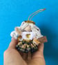Tiny Cornish Fairy Doll Decoration, Cornwall Seaside Gifts