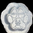 Labradoodle paw silicone mould 