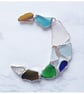Seaglass mosaic crescent suncatcher  - Image 4