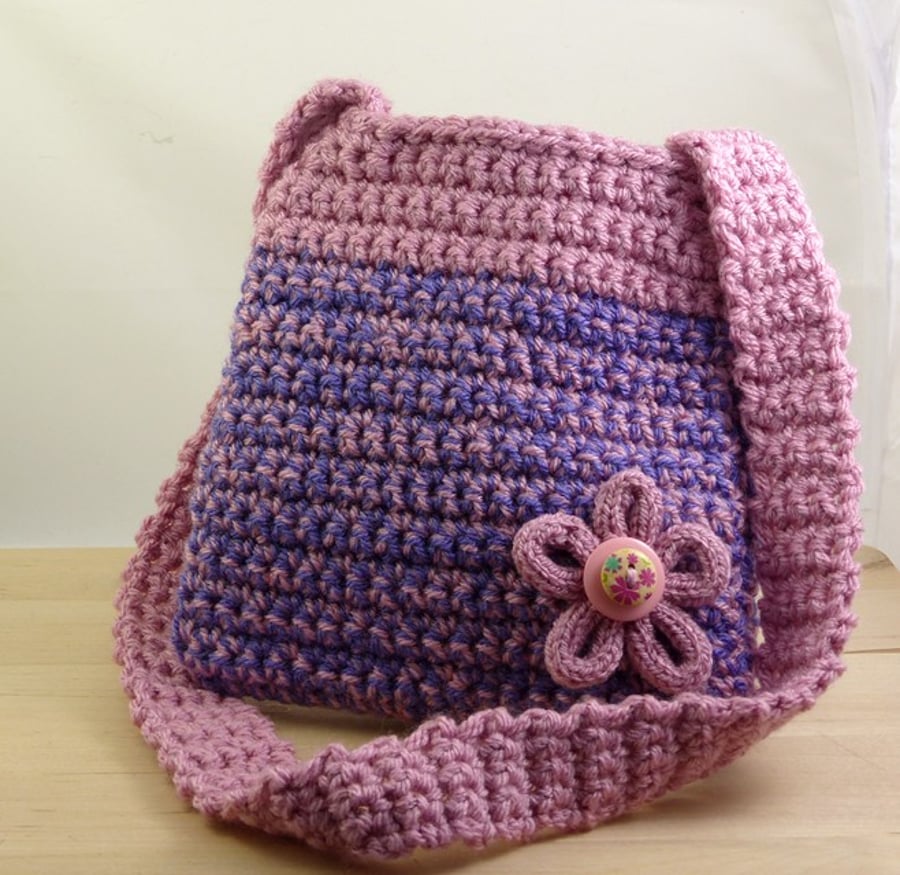 Childs Crocheted Bag