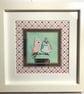 Handmade Love Birds Framed Art: Unique Valentine's Friend's Keepsake