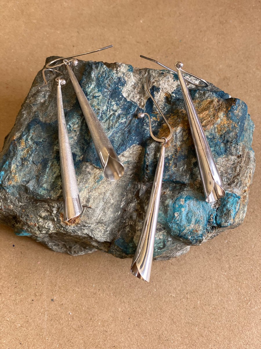 Sterling Silver 'The Tube' earrings  