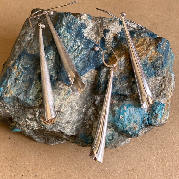 Sterling Silver 'The Tube' earrings  