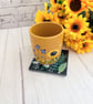Hand Painted Sunflower Coaster  - Image 6