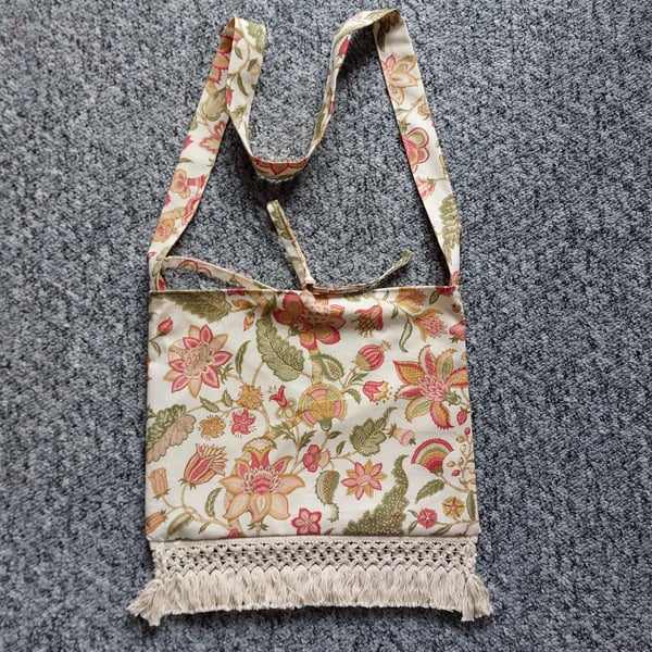 Boho style festival cross body bag 