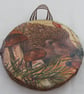 Decoupaged Hedgehog Wall Hanging - Image 3