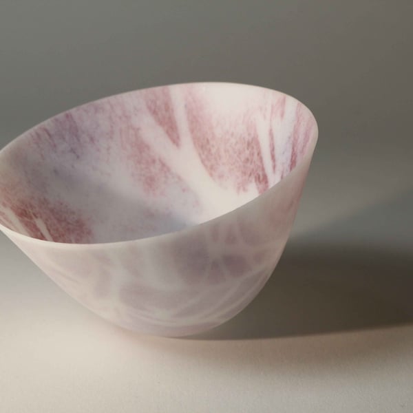 Kilnformed Glass Gravity Formed Bowl