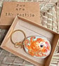 'Ink-credible' worry stone keyring 