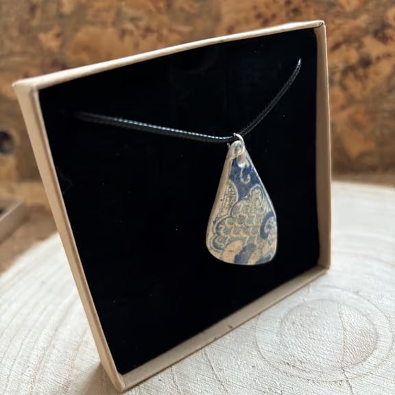 Handmade Necklace or Hanging Decoration Unique, Eco Friendly, New Home Gifts.