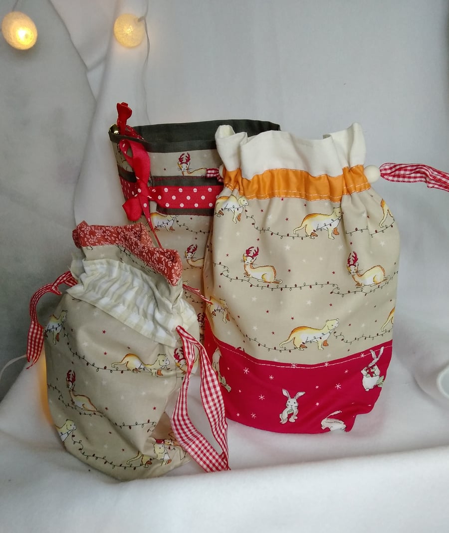 REUSABLE GIFT BAG  OTTER