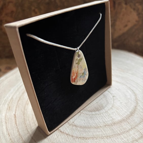 Handmade Pendant Necklace, Unique, One of a Kind, Eco Friendly Gifts.