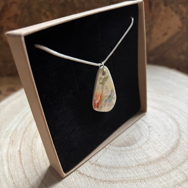 Handmade Pendant Necklace, Unique, One of a Kind, Eco Friendly Gifts.