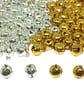 Silver & Gold Jingle Bells 10mm Metal Charms for Crafting