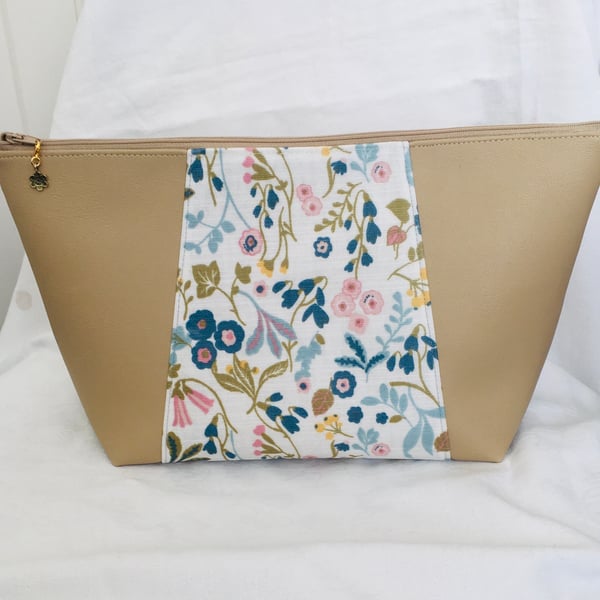 Large Wash Bag, Unique Toiletries Bag, Large Zip Pouch, Gift Ideas.