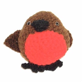 Cute Amigurumi Robin Decoration - UK Free Post