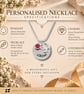 Personalised 30th Birthday Birthstone Necklace - Gift Boxed - Free Delivery - Image 7