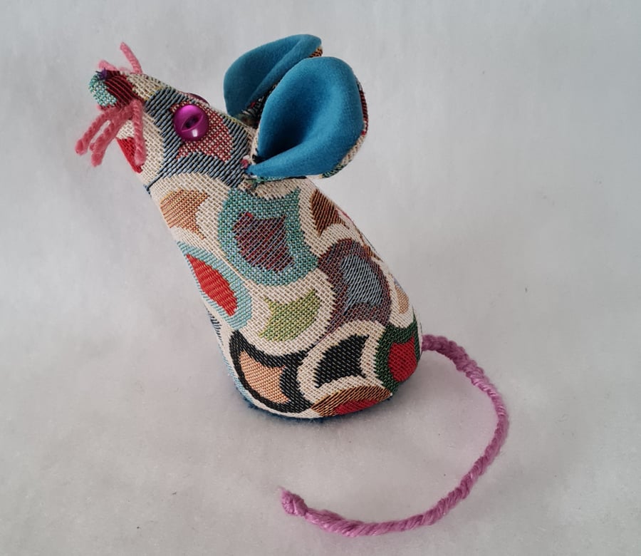 Faux mouse fabric animal doll Melody the mouse