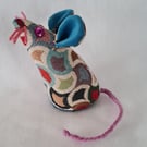 Faux mouse fabric animal doll Melody the mouse