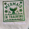 "Mermaid in Training" Cotton Tote Bag