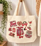 Spicy Book Club Tote Bag – Romance Reader Book Lover Bag with Zip - Image 1