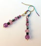 Amethyst And Hematite Earrings - Handmade In Devon - Image 8