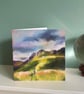 Landscape greeting card - Lake district card, the Langdales, hills card  - Image 3