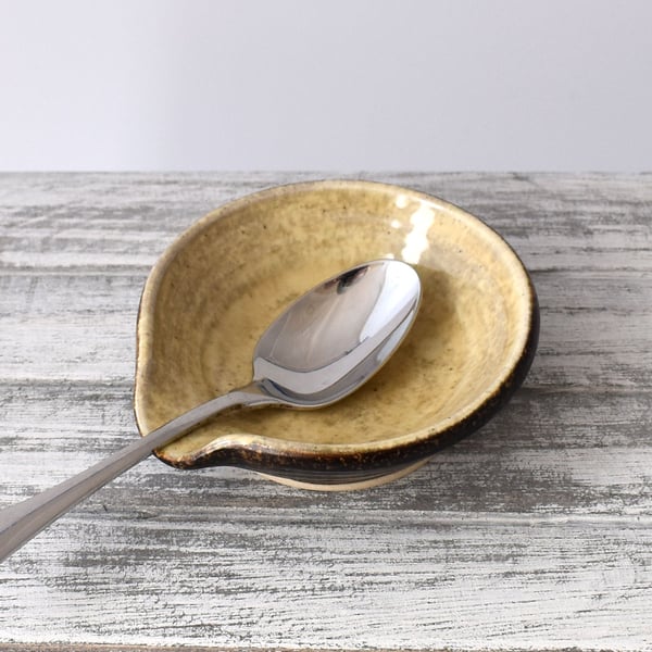 A49 Spoon rest tea bag bowl (Free UK postage)