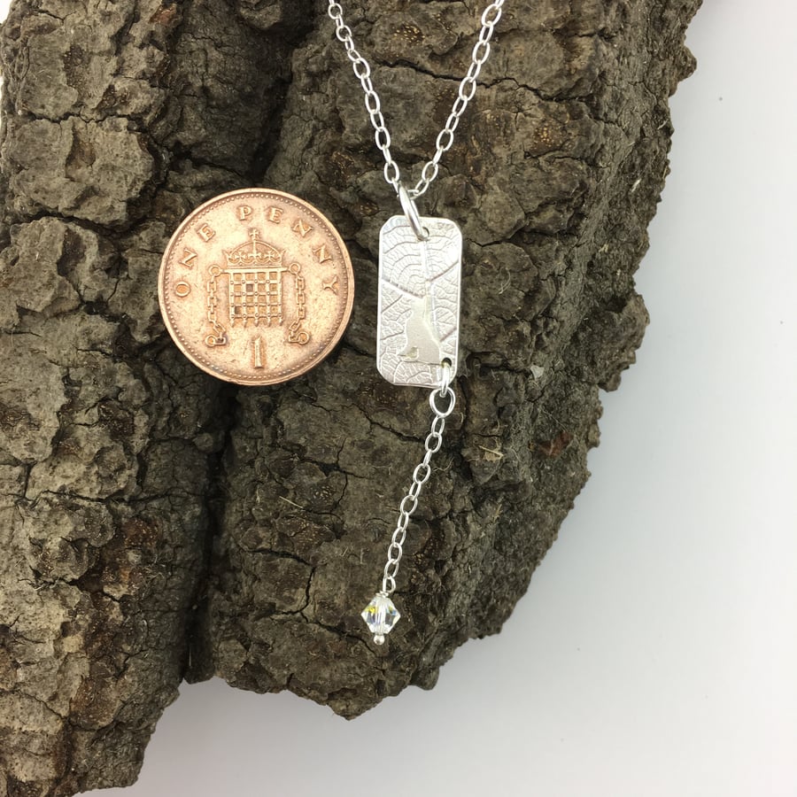 Swarovski crystal cheap cat necklace