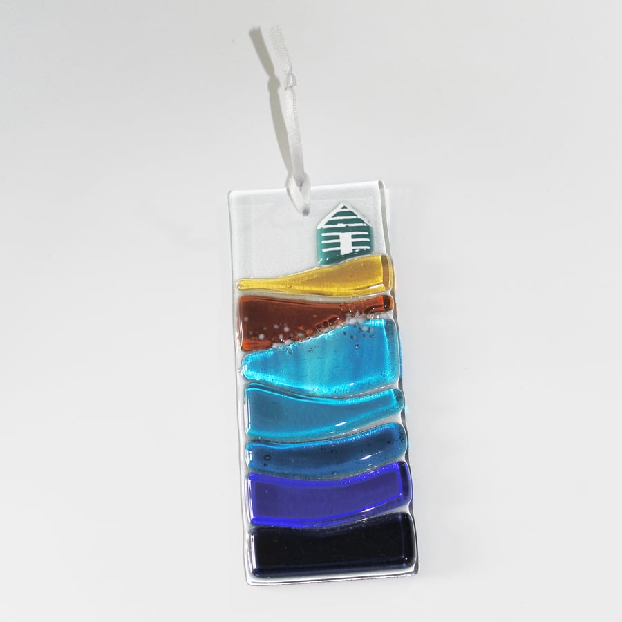 Coastal glass suncatcher