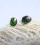 Chrome diopside stud earrings - Image 5
