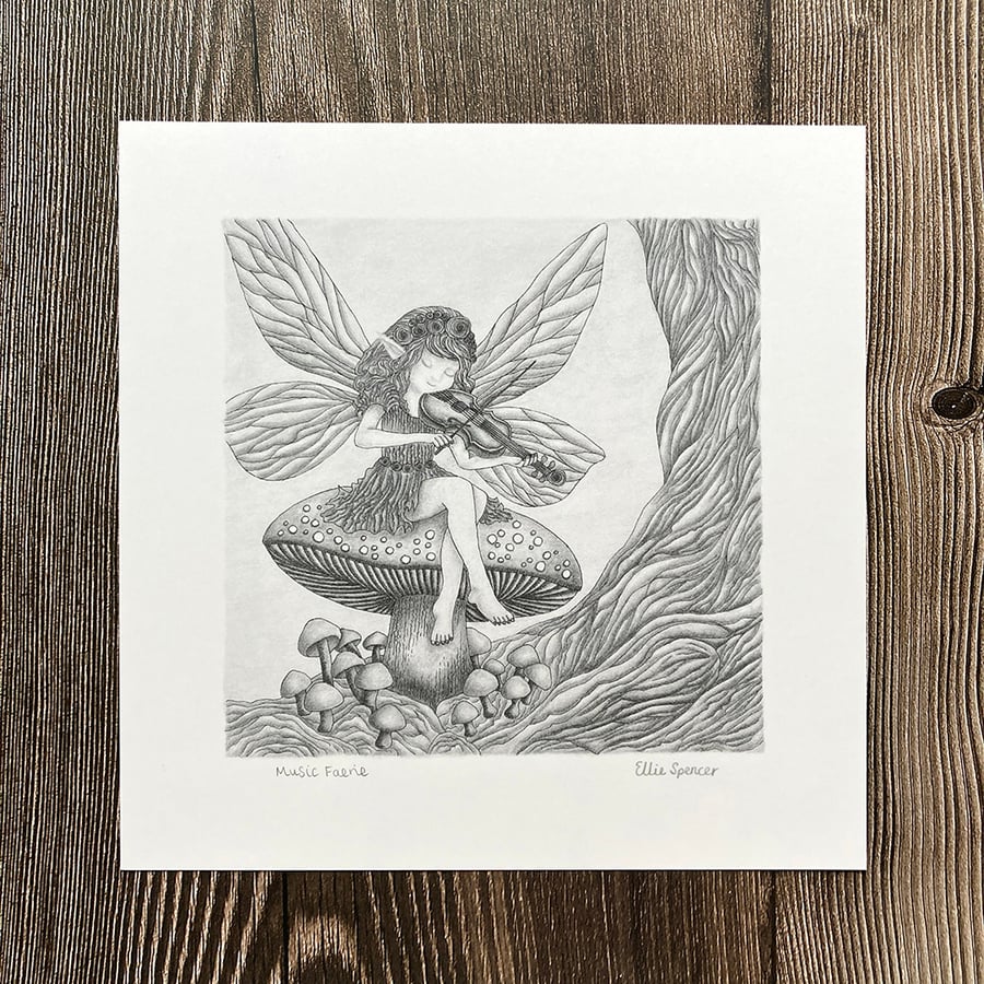 Music Faerie Fantasy Giclée Art Print