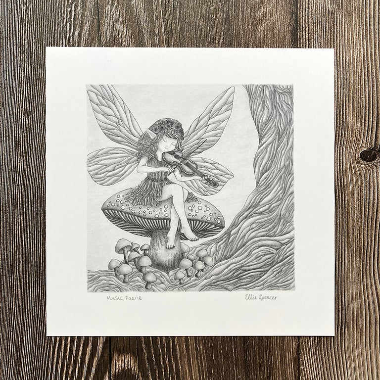 Music Faerie Fantasy Giclée Art Print
