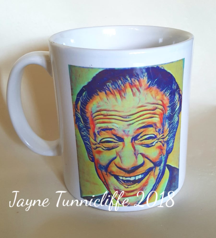Sid James Carry On Laughing mug